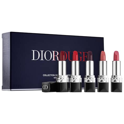 dior rouge mini lipstick set|where to buy dior lipstick.